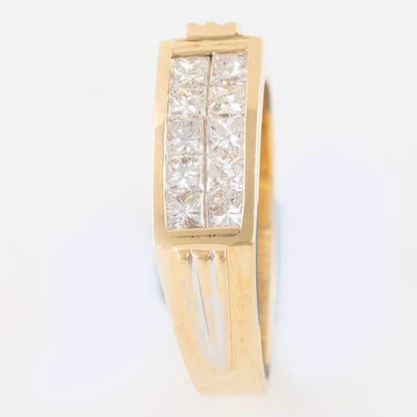 Mens 14k Diamond & Yellow Gold Ring 1.30ct – William S Rich and Son