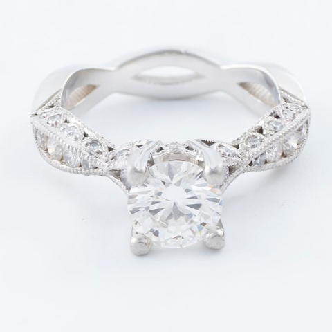 18kt Diamond & White Gold Ring .21ct